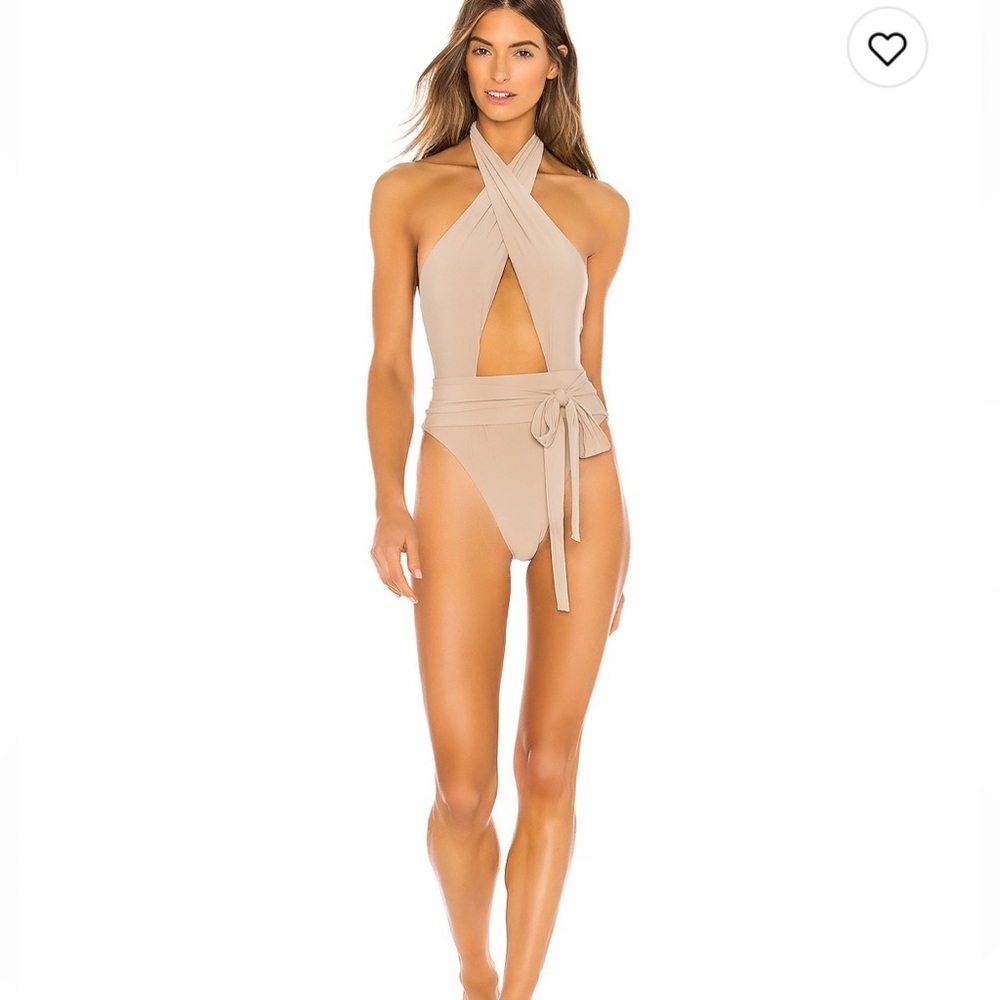PQ Swim Tan One Piece Swimsuit